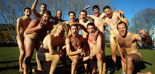Annual Nude Rugby Game in Dunedin